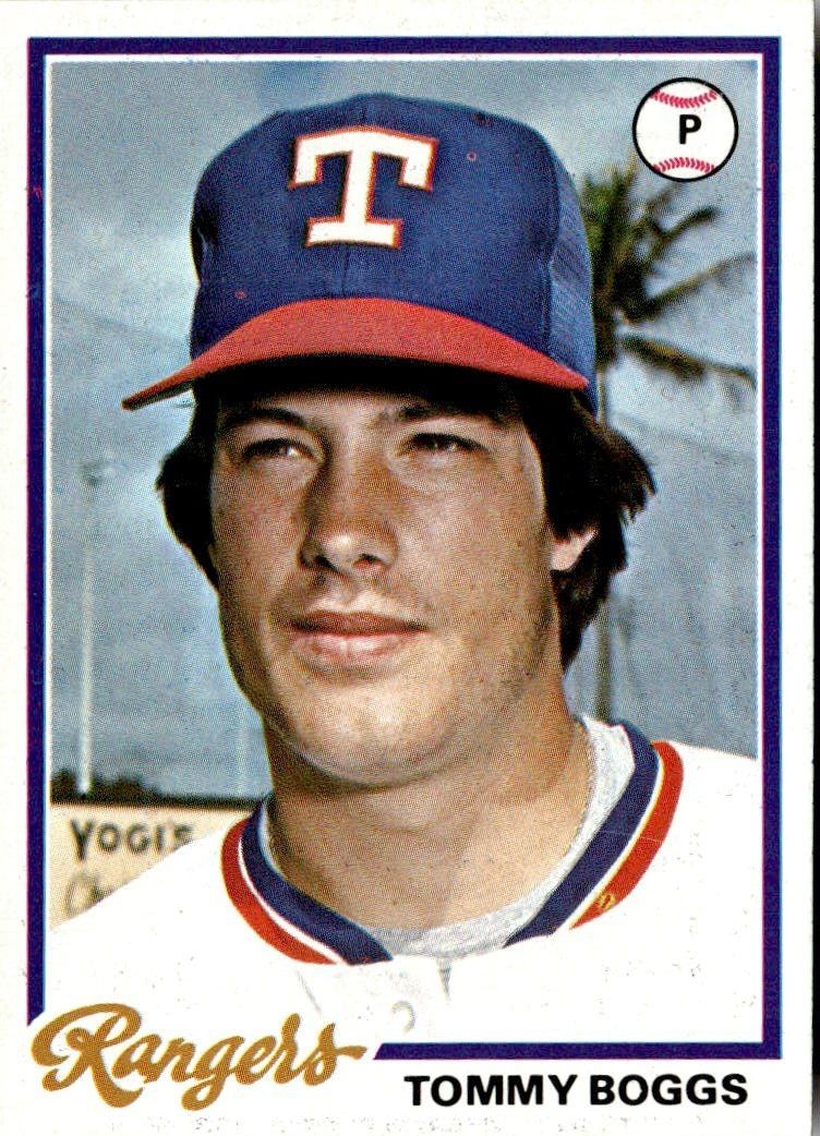 1978 Topps Texas Rangers Tommy Boggs #518