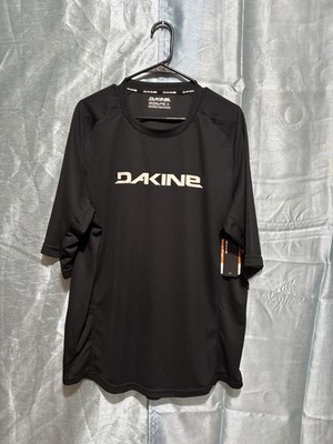 New Dakine Thrillium Cycling Short Sleeve Shirt Jersey Black L Biking SZ XXL