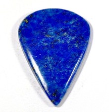 34 Ct 5X24X33 mm Natural Blue Lapis Lazuli Pear Cabochon Gemstone KM-560