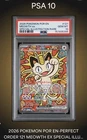 Perfect Order Meowth ex 121/088 Special Illustration Rare Holo PSA 10 English