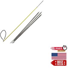 Lightweight 5' Fiberglass Spear with Rubber Sling  3-Prong Tip for Ice Fishing
