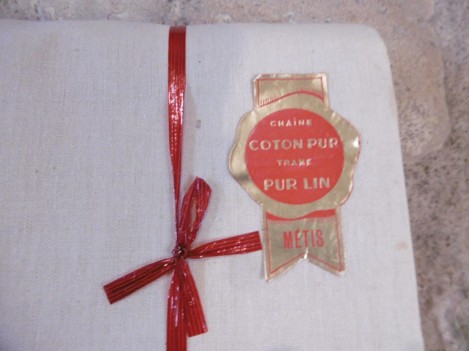 Paire de draps métis "véritable toile du Nord" - Photo 4/4