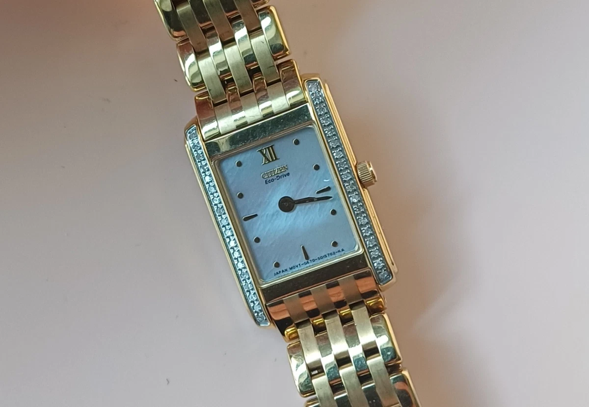 Citizen Gold Plated Case Rectangle Wristwatches for sale | eBay display picture 1