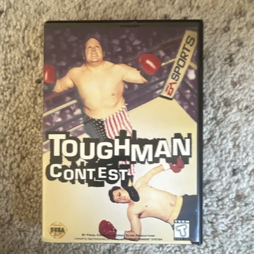 EA SPORTS Toughman Contest Sega Genesis Cartridge, Case & Manual Boxing Game