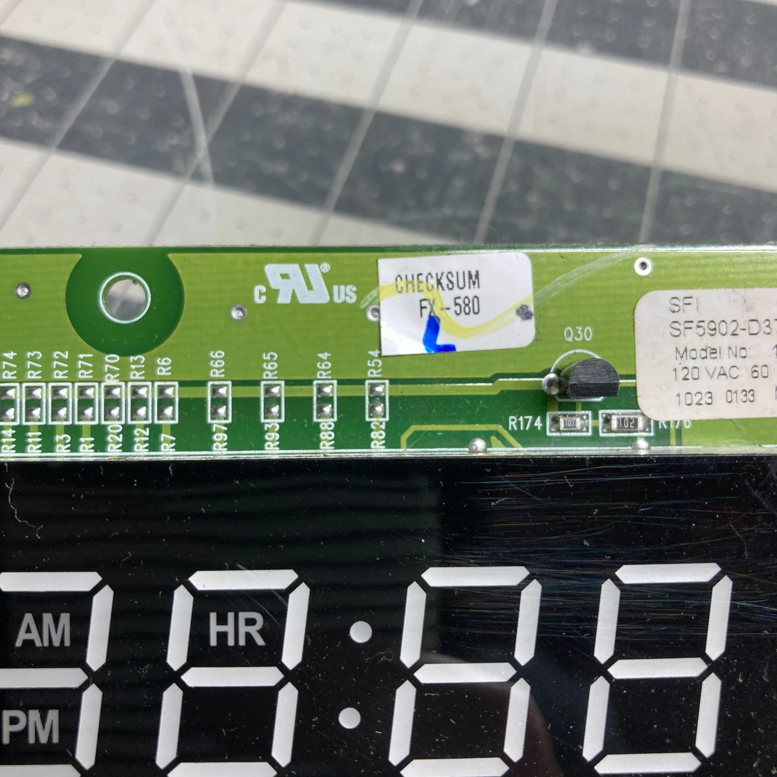 Dacor OEM MORS127 Single Oven LED Display Module 103725 701045-01 DE81-04932A - product detail image 6