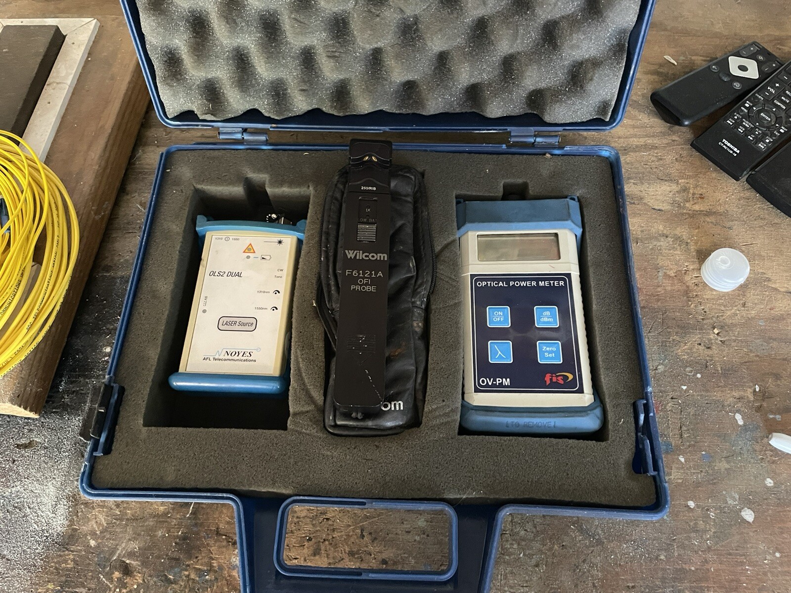 Fiber Optic Troubleshooting kit. 