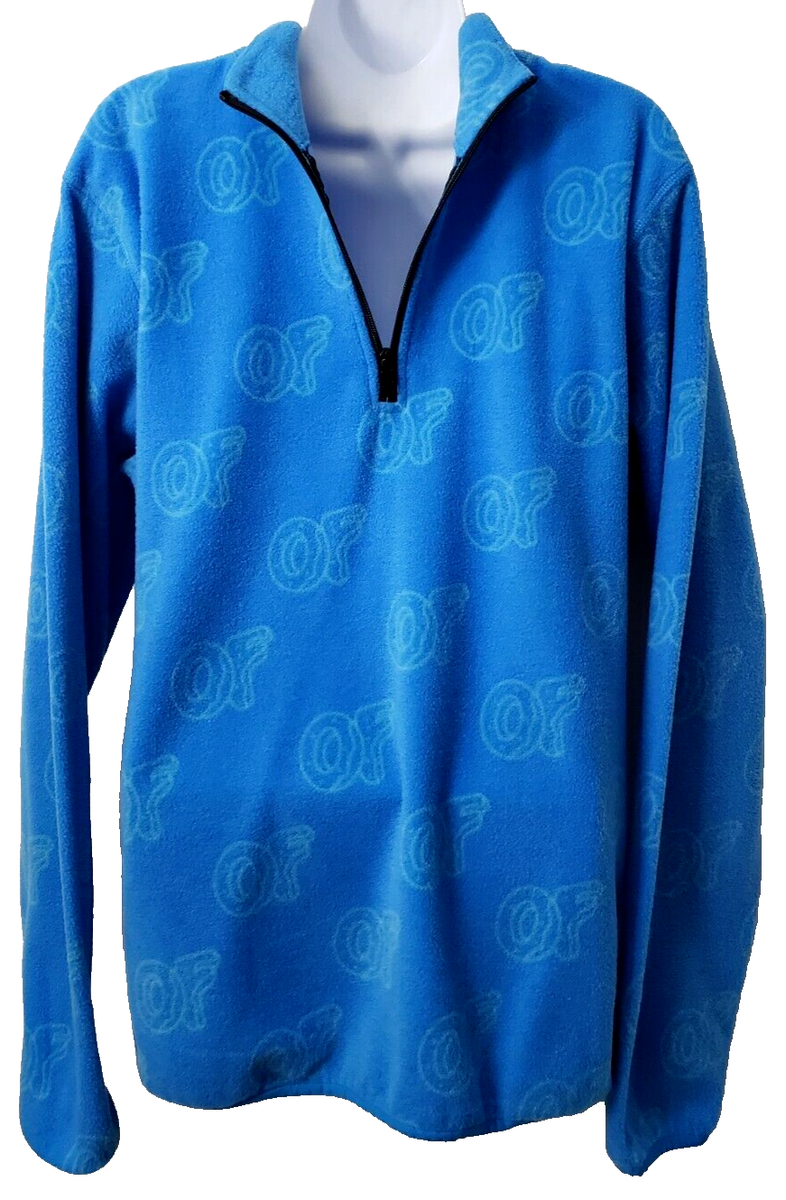 Odd Future Fleece Sweatshirt S Unisex Quarte Zip Pullover Odd Future Fleece Sweatshirt S Unisex Quarte Zip Pullover