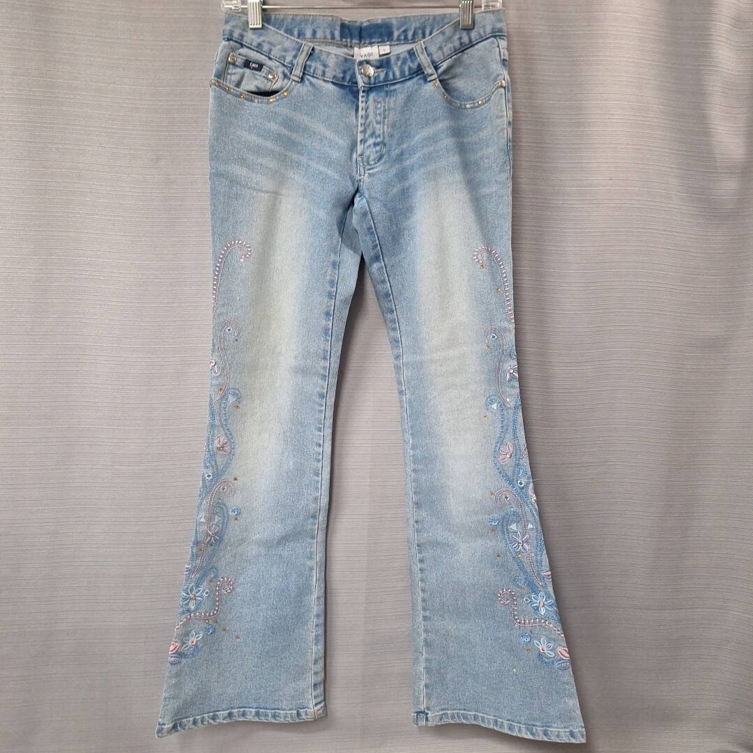 デニム・ジーパン [NEVY] Art Bootcut Washing Denim Pants (2 COLOR) Ultimate Denim Pull-On Bootcut Jeans