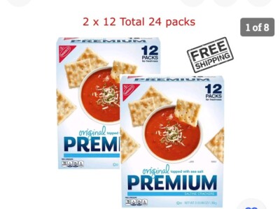 Nabisco Premium Original Saltine Crackers (12 pk.) PACK of 2