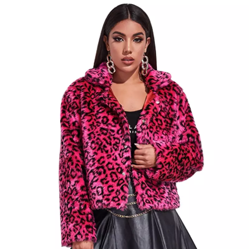 Pink cheetah jacket cheap
