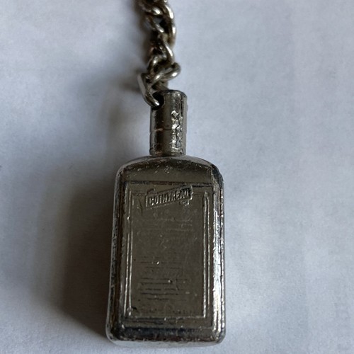 Cointreau liquor martini bottle Key Chain, Ring, Fob silver - Picture 5 of 8