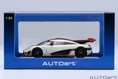 1/64 Koenigsegg One:1 Pebble White Diecast Model Car By AUTOart