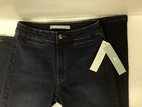 Tractr Hi Rise Jeans Womens Size 26 Flare Bottom NWT - Picture 3 of 11