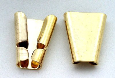 FOUR ONE INCH x 4/5 INCH GOLD COLOR SLIDE BOLO BOLA TIE FINDING CF310