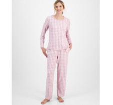 Charter Club Women's 2-Pc. Printed Long-Sleeve Packaged Pajamas Set Size XL 6222