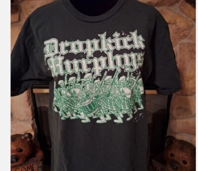 DropKick Murphys band Retro style Unisex Black T shirt Classic