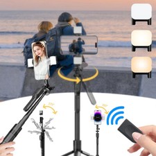 Selfie Stick Tripod Extendable with Wireless Remote Floor Live Broadcast Bracket