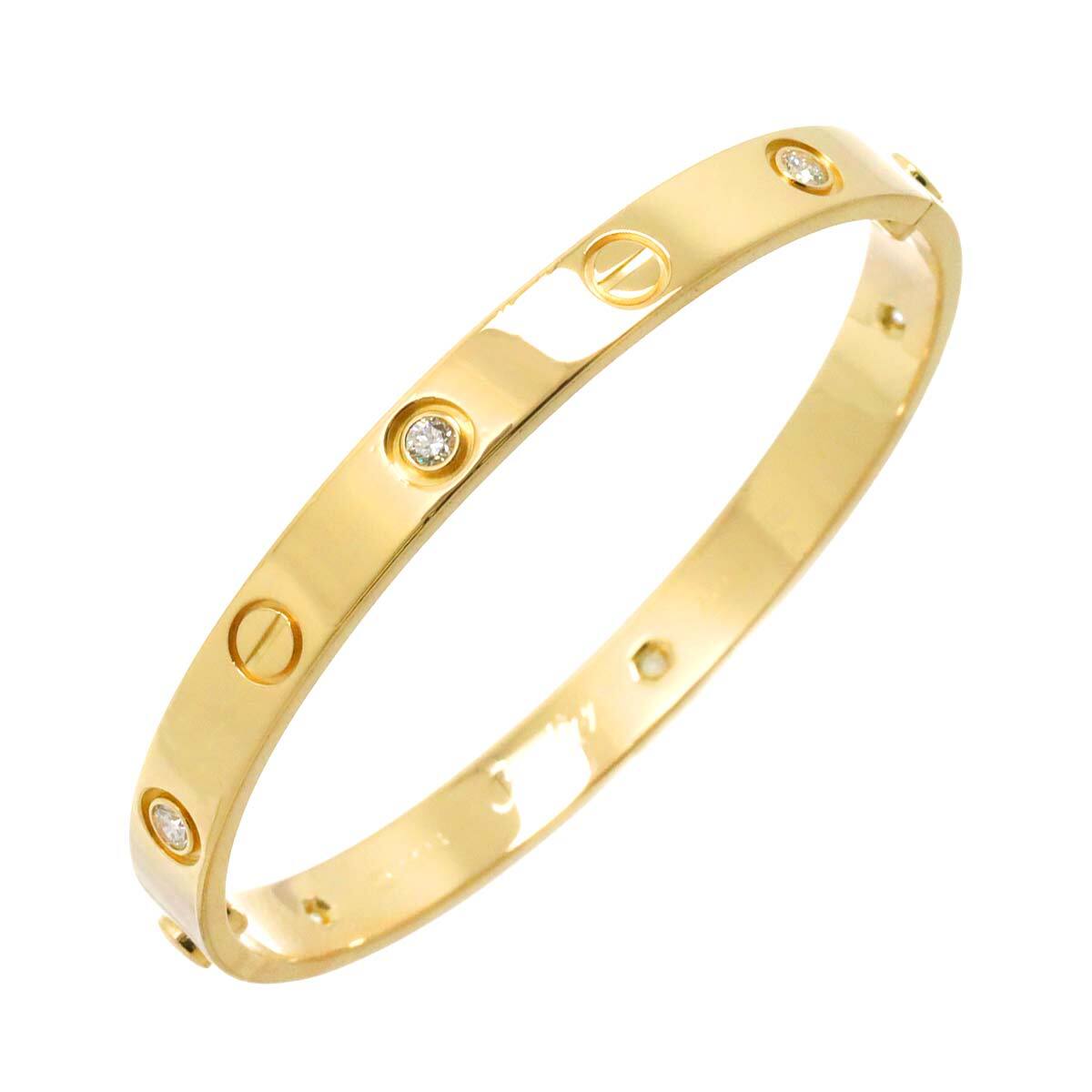 Cartier Love brace WG旧型18号 Cartier Love Bracelet Diamond 6P Bangle 18K YG 750 Size16 90264105