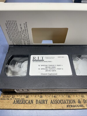Regression Analysis 1 Lecture Parts 12 And 13
