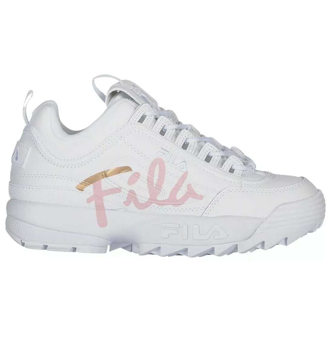 Fila pink cheap and gold