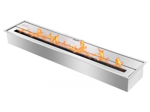Luxury Stainless Steel Fireplace - Picture 2 of 6