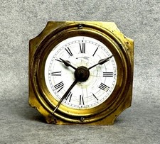 Gustav Becker Eisenbahn Wecker Uhr Reisewecker Vintage Antik für Bastler