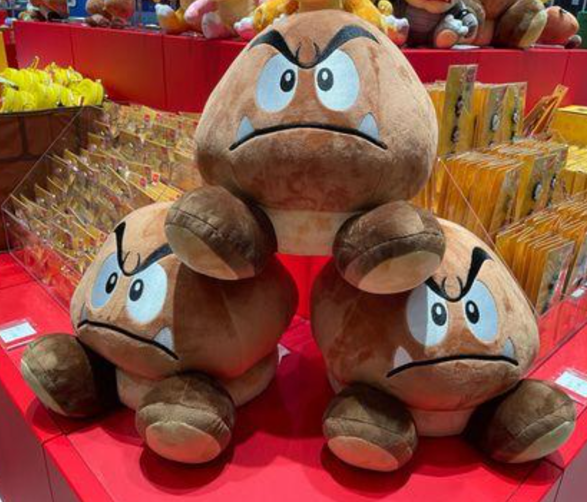 Nintendo Museum Limited Goomba Plush Doll Stool 34cm | eBay