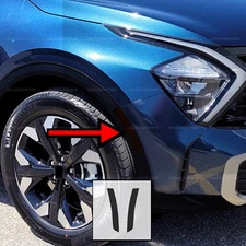 Fits 2023-2025 Kia Sportage Smoke Decal Tint Front Side Marker Reflector Overlay