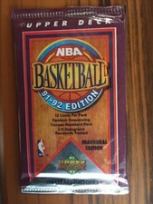 1991/92 Upper Deck Series 1 Basketball NBA WAX PACK Unopened Hobby