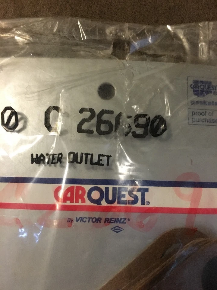 Прокладка выпускного отверстия охлаждающей жидкости двигателя 10 прокладок Victor C26690 - Изображение 3 из 3