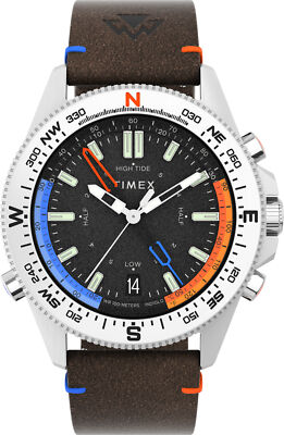 Tide Temp Compass Timex Uhr Herren Timex Tide/temp/compass Braun
