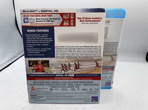 DISNEY MCFARLAND USA BLU-RAY W/ SLIPSLEEVE - KEVIN COSTNER - TRUE STORY - Picture 5 of 5