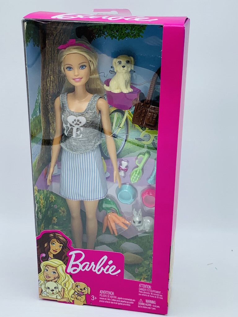 Barbie バービー I LOVE PETS Barbie I Love Pets Lights Surf Glamour Bobble Head Dogs