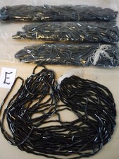 39 Strands Charcoal Gray Bugle Beads