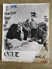 Gangstas & Thugs Signed Hip Hop 8x10 Press Photo 1990s Viintage Rap-2 (Damaged)