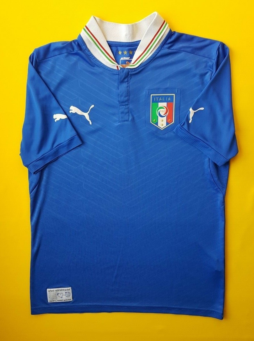 Puma イタリア代表 2013 サッカーシャツ L ITALY 2012 2013 HOME FOOTBALL SHIRT SOCCER JERSEY PUMA 740355 see