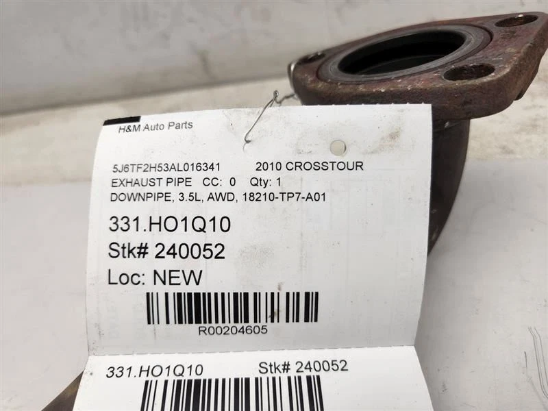 Tubo de escape Honda Crosstour 2010-2012 OEM 18210-TP7-A01 Foto 4 de 4