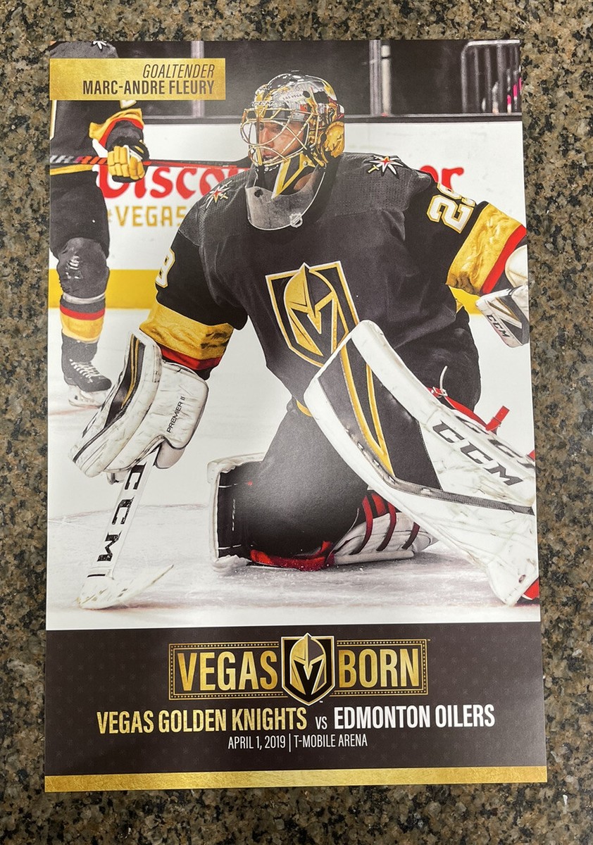 Vegas Golden Knights Game 40/41 Marc Andre Fleury 2nd Season