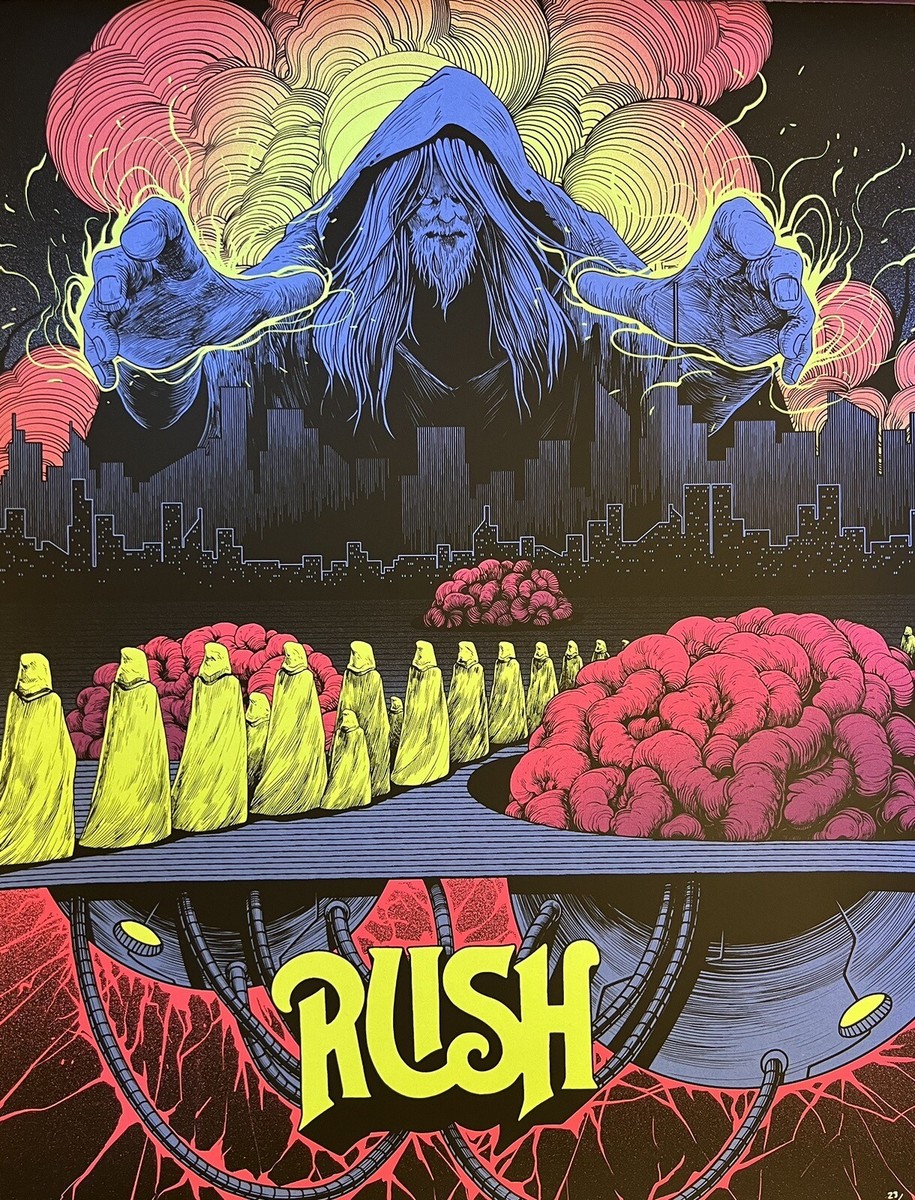 RUSH VERY RARE 2112 “OVERTURE” COMMEMORATIVE POSTER #23/130 | eBay