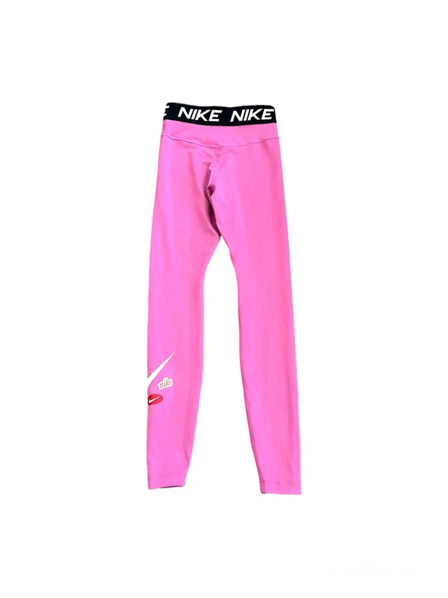 hot pink nike leggings
