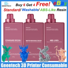 【Buy 6 Get 4 Free！(Add 10)】Geeetech Standard/ABS-Like/Washable Resin 1kg 405nm