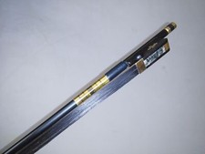 Cello Bow 4/4 Black Carbon FIber with Black Horse Tail Hair