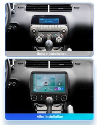 9'' Android 13 Autoradio Carplay BT GPS Navi Radio Für Chevrolet Camaro 2010-2015