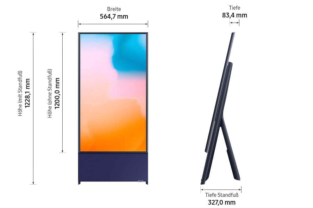 Thumbnail - Samsung 43 Zoll Qled 4k The Sero 4k Ls05bg Smart Tv (2023)