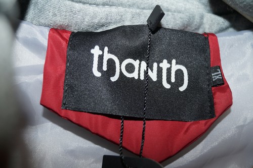 NEW THANTH SLEEVELESS ZIPPERED HOODIE VEST PUFFY JACKET PARKA XL - Picture 4 of 5