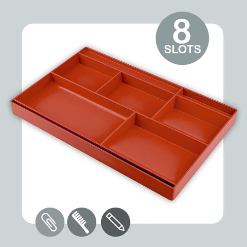 Desk Drawer Organizer Tray with 8 compartments Bin Multi-Purpose for Desk Sup... - Picture 2 of 9
