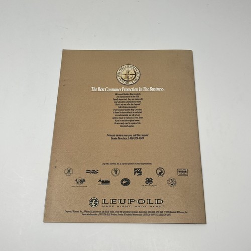 1996 Leupold Field Spotting Scopes Binoculars Sales Brochure Catalog Accessories - Picture 11 of 13