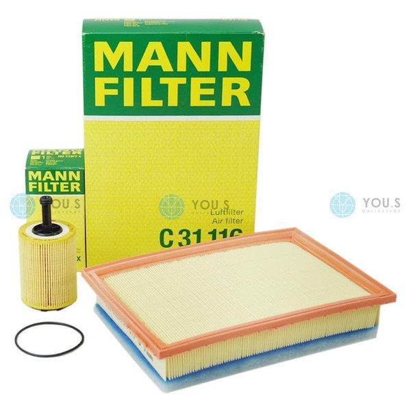 Mann Filterset Filterpaket Filter SET ÖL + Luft FüR Ford Galaxy 1.9 TDI 2.8 V6-image