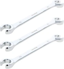 Utoolmart 3Pcs Flare Nut Wrench, 16Mm X 18Mm Metric Double Open End Wrench