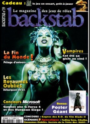 BACK STAB MAGAZINE (FRA) 39 Choice Issue Collection On USB Thumb Drive